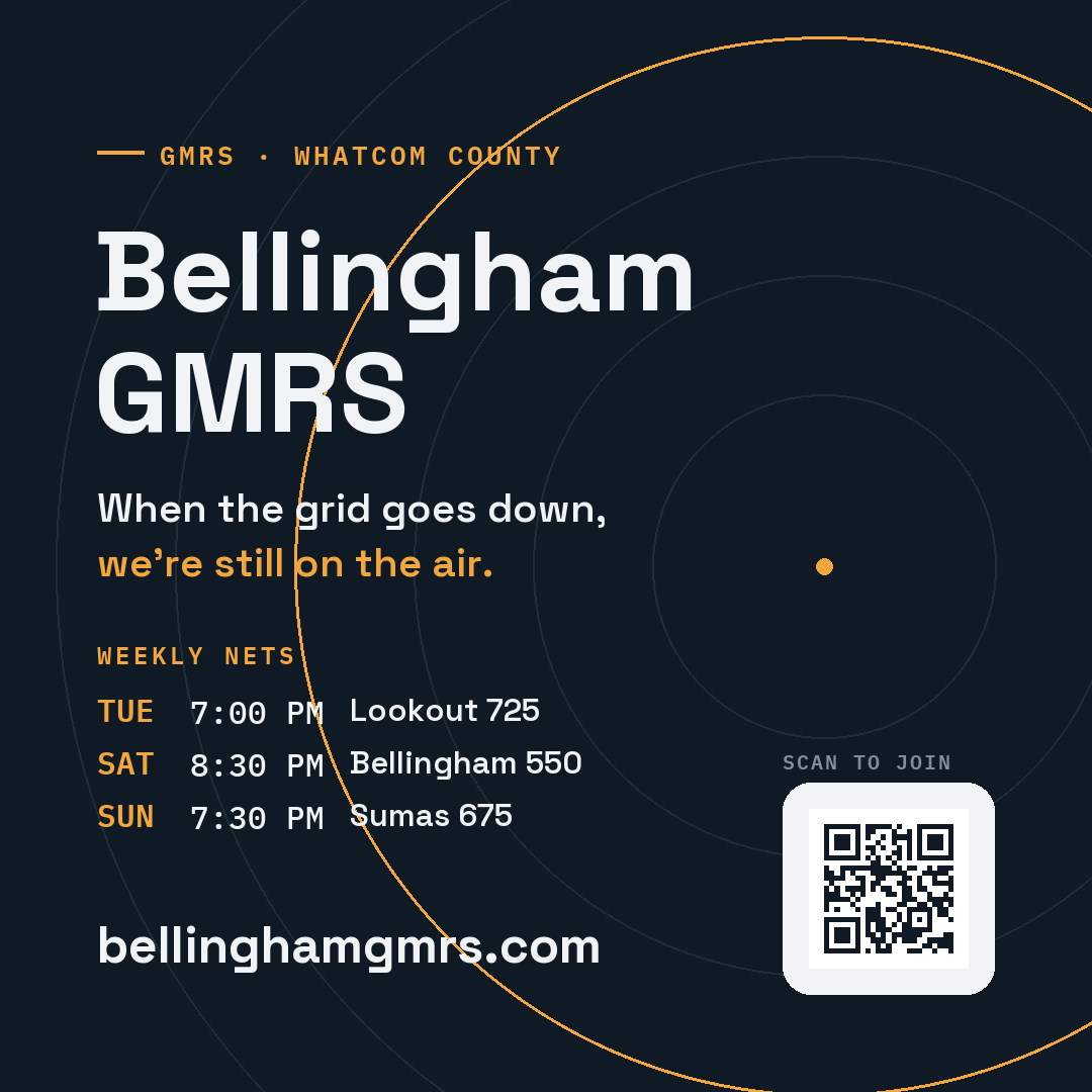 Bellingham GMRS share graphic — square